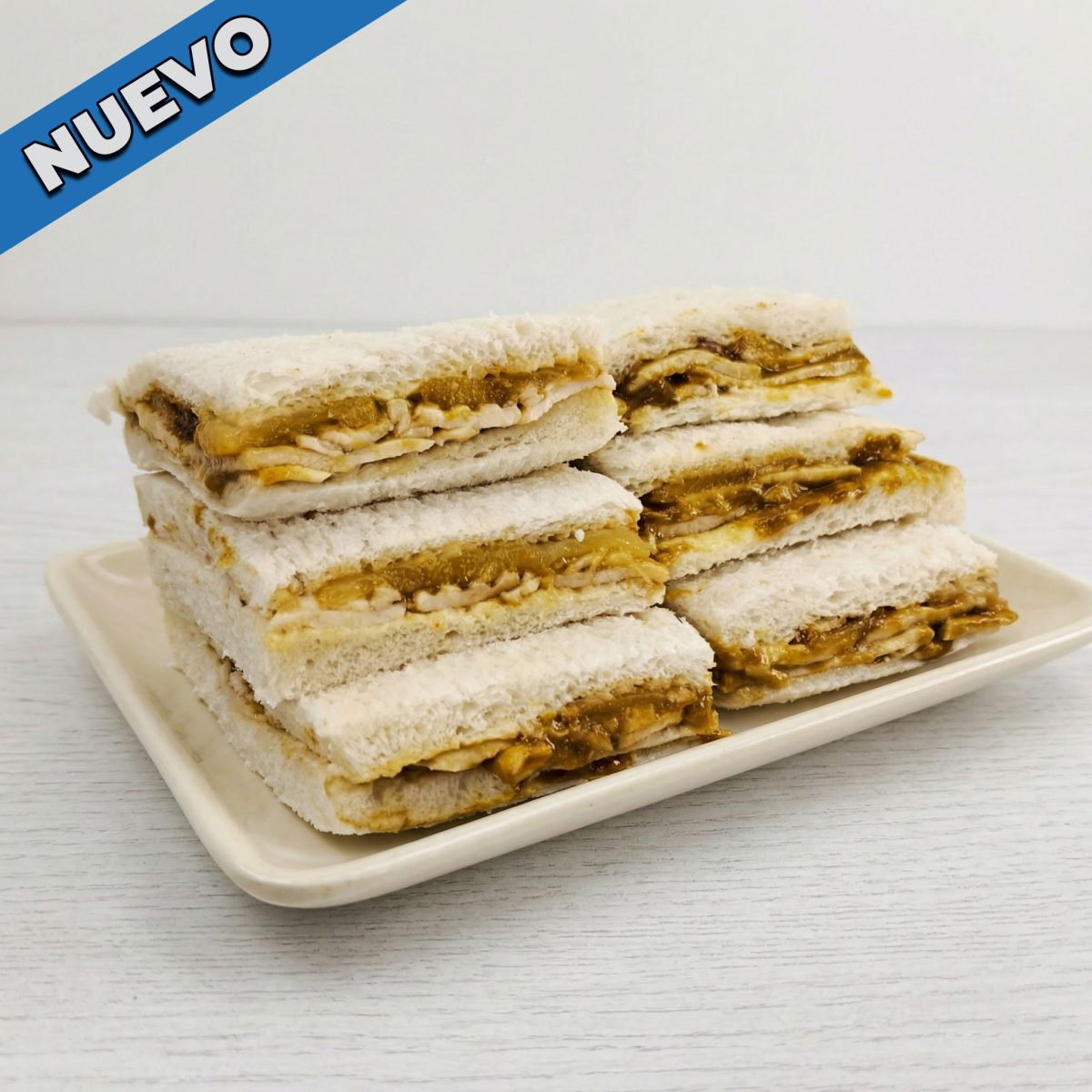 Sándwich de Pollo, piña y curry (16 Uds.)