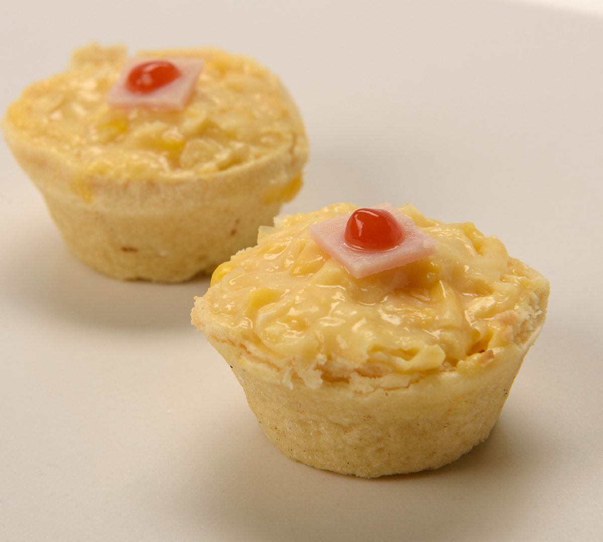 Canastita de choclo y jamón - 10 unidades