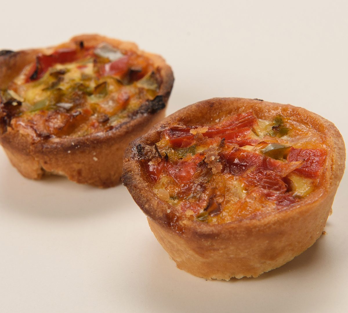 Quiche de Pimientos, Cebolla y Chía (10 Uds.)