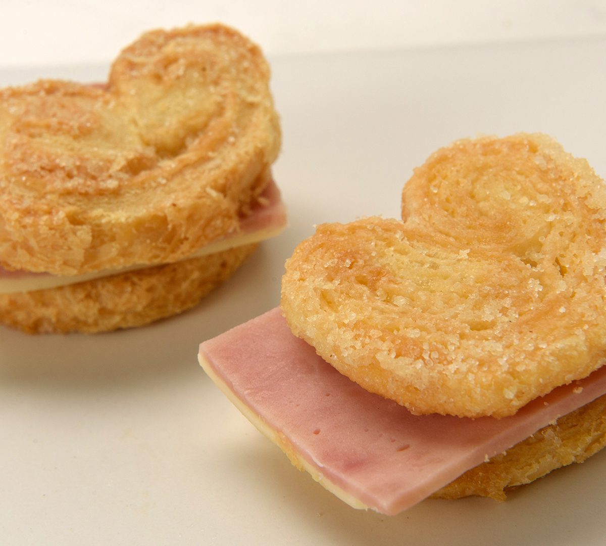 Palmita de jamón y queso -10 unidades