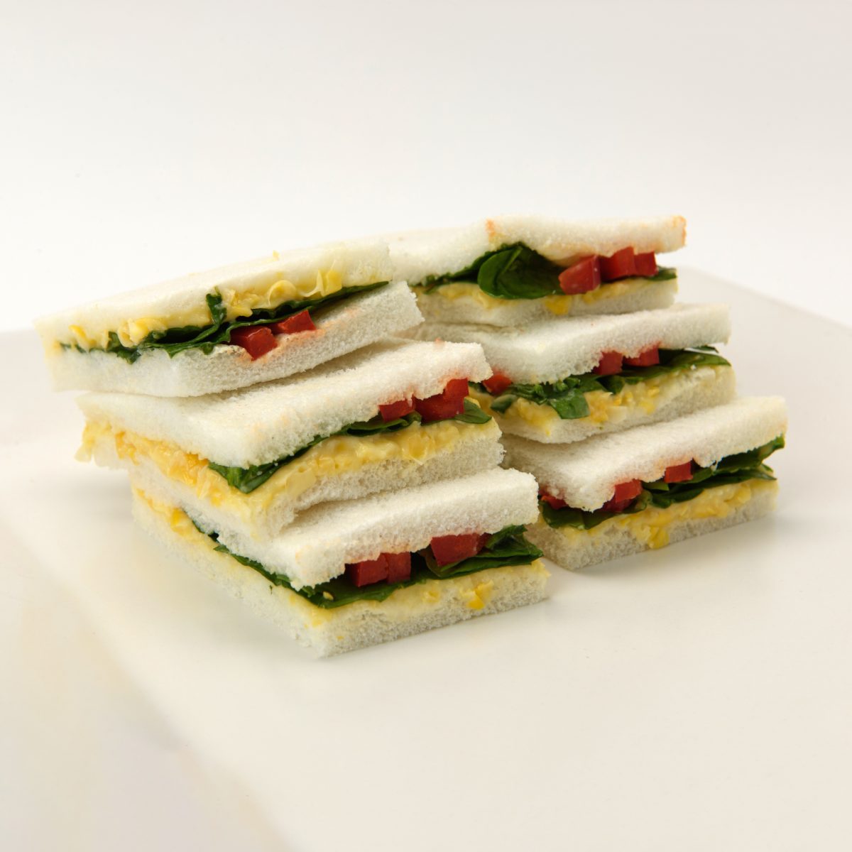 Sándwich de Choclo, Rúcula y Pimientos (16 Uds.)