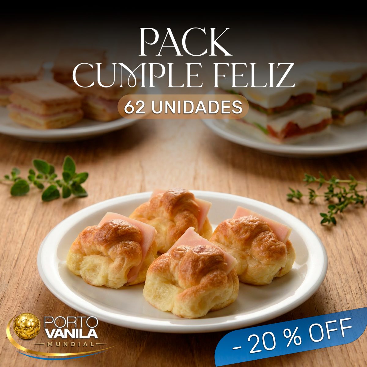 Pack Mundial - Cumple Feliz - 20% off (62 Uds.)