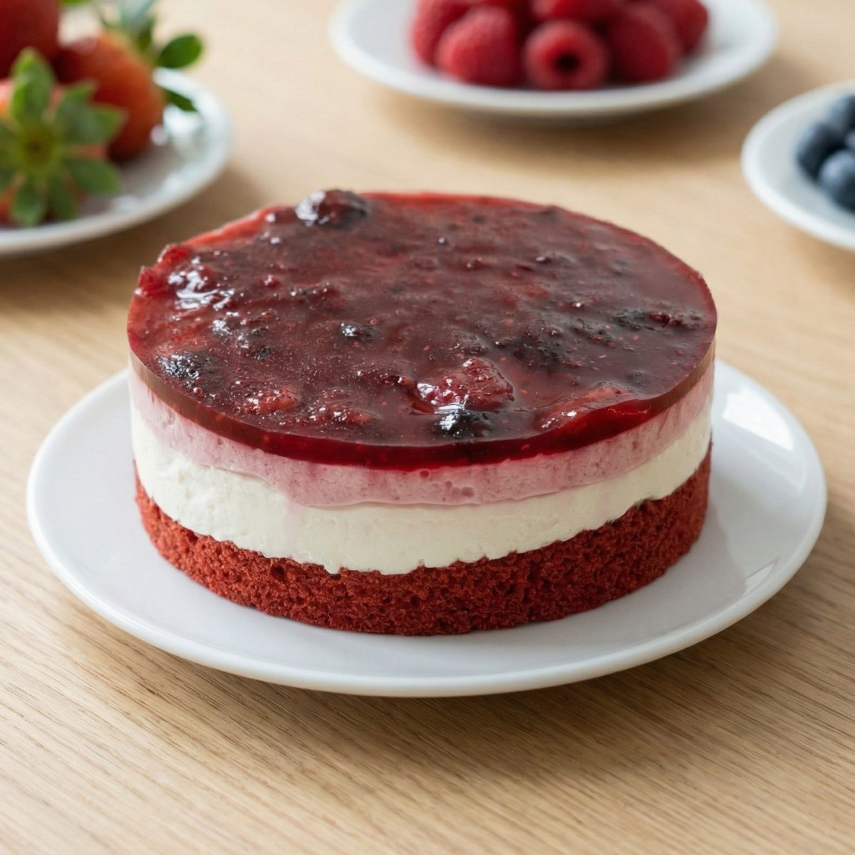 Torta Cheese Cake Frutos Rojos (5 porciones)
